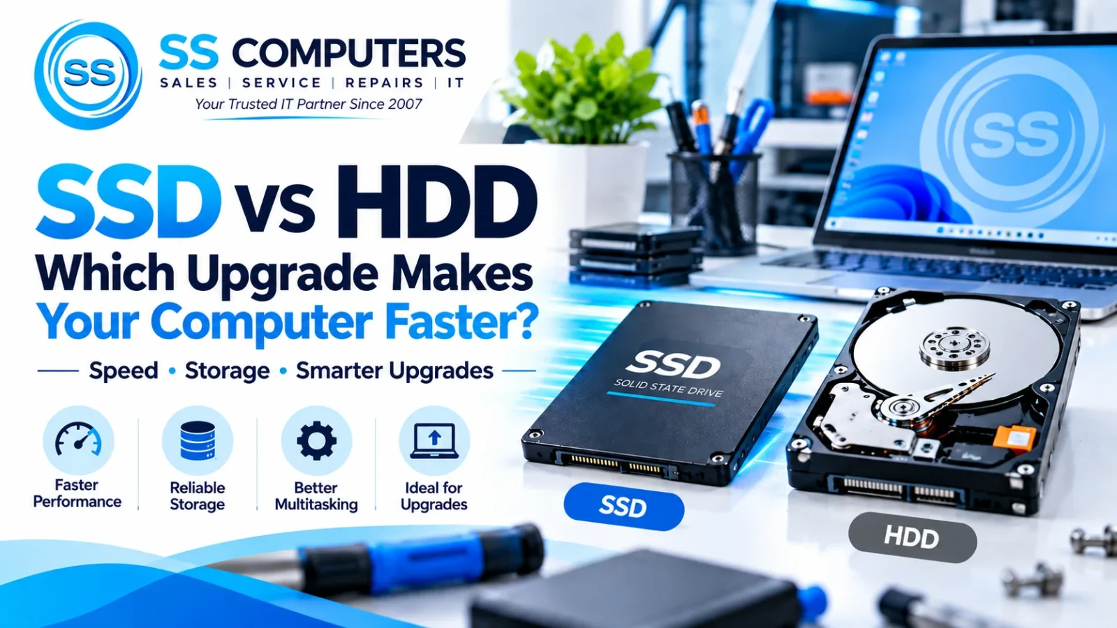 SSD vs HDD: Which Upgrade Makes Your Computer Faster?